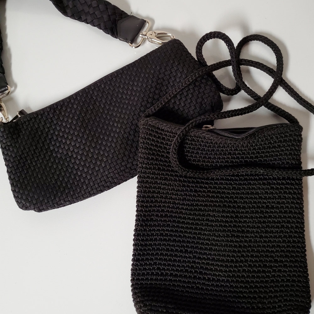 THE SAK: 2 for $29❗️ Woven clutch and shoulder bag bundle